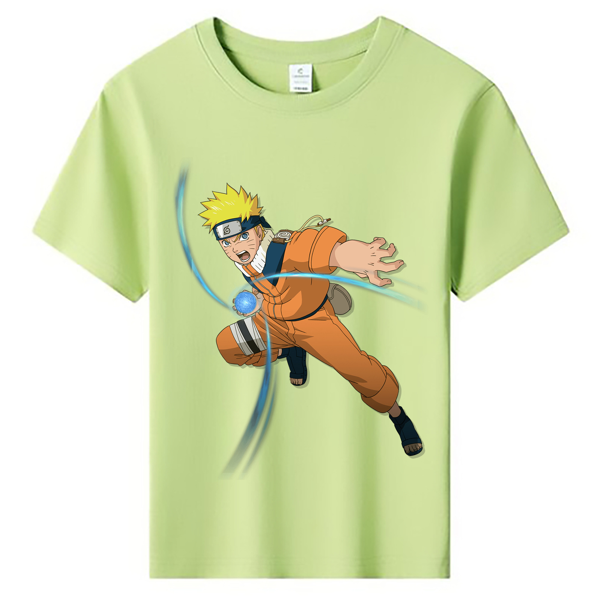 （画像用） NARUTO -ナルト- うずまき ナルト Uzumaki Naruto 綿100％キッズTシャツ（フロントプリント）
